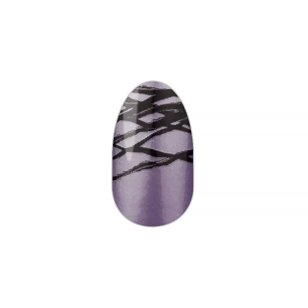 Color Street PUT IT TO REST Iris Purple Criss Cross Halloween Mummy Style Set
